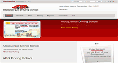 Desktop Screenshot of abqdrivingschool.com